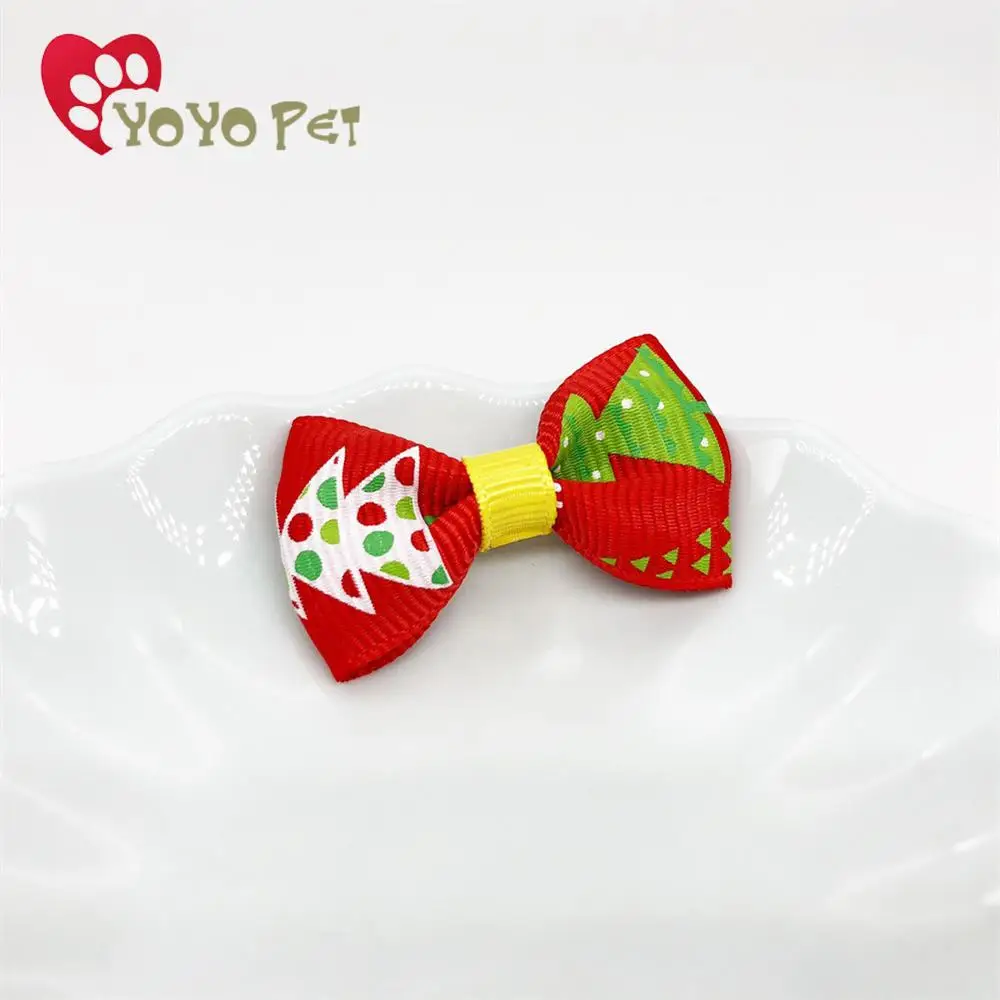 Товары для ухода за домашними животными Тедди Рождественский день бант повязка