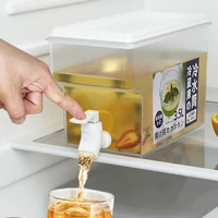water jug with faucet lemon juice jug kitchen drinkware cold water bottle container heat resistant pitcher water dispenser