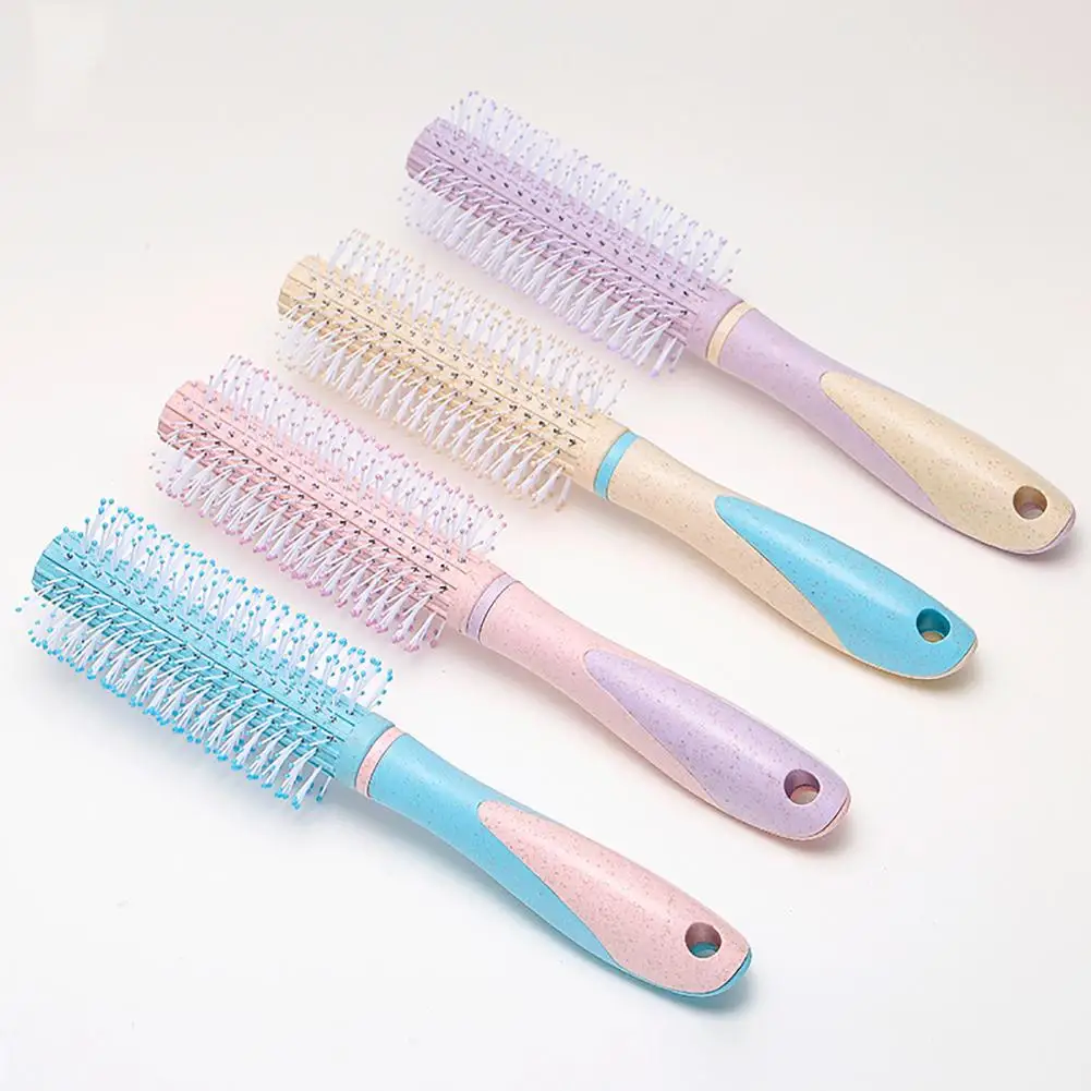 Массажная Расческа для кожи головы прочная круглая расческа волос в рулоне