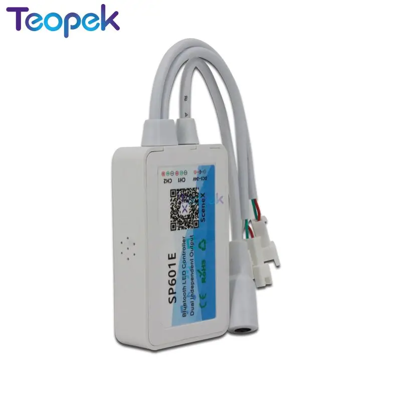 SP601E Bluetooth светодиодный контроллер двойной выходной сигнал встроенный адресуемый