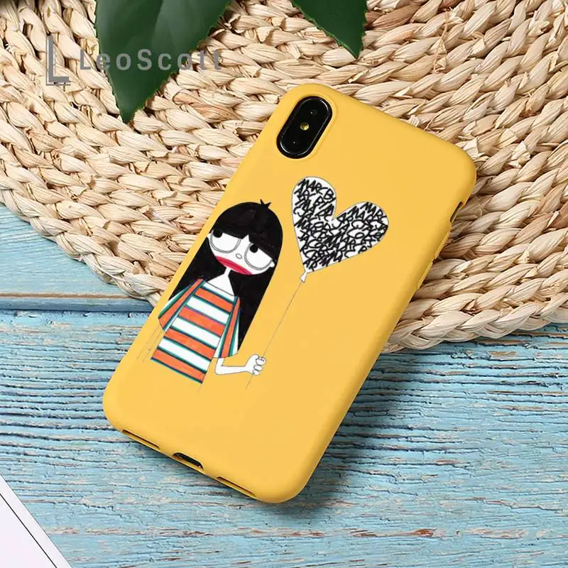 

Marc Jacob Rose Cinderella Cute Girl Phone Case Candy Color for iPhone 11 12 mini pro XS MAX 8 7 6 6S Plus X SE 2020 XR