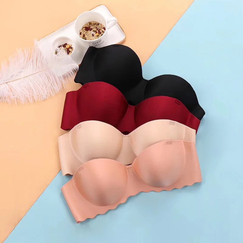

Invisible Bras For Women Seamless Bra Push Up Lingerie Strapless Brassiere Fashion Intimates