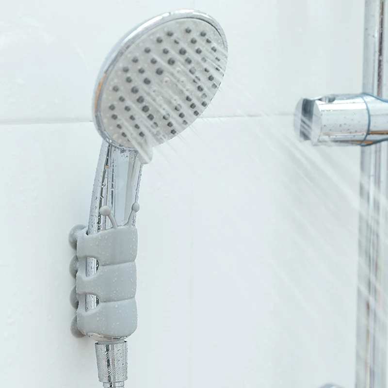 

Portable Shower Head Bracket With Suction Cup Bathroom Shower Suction Cup Bracket Adjustable Bracket Super Suction Bathroom Tool