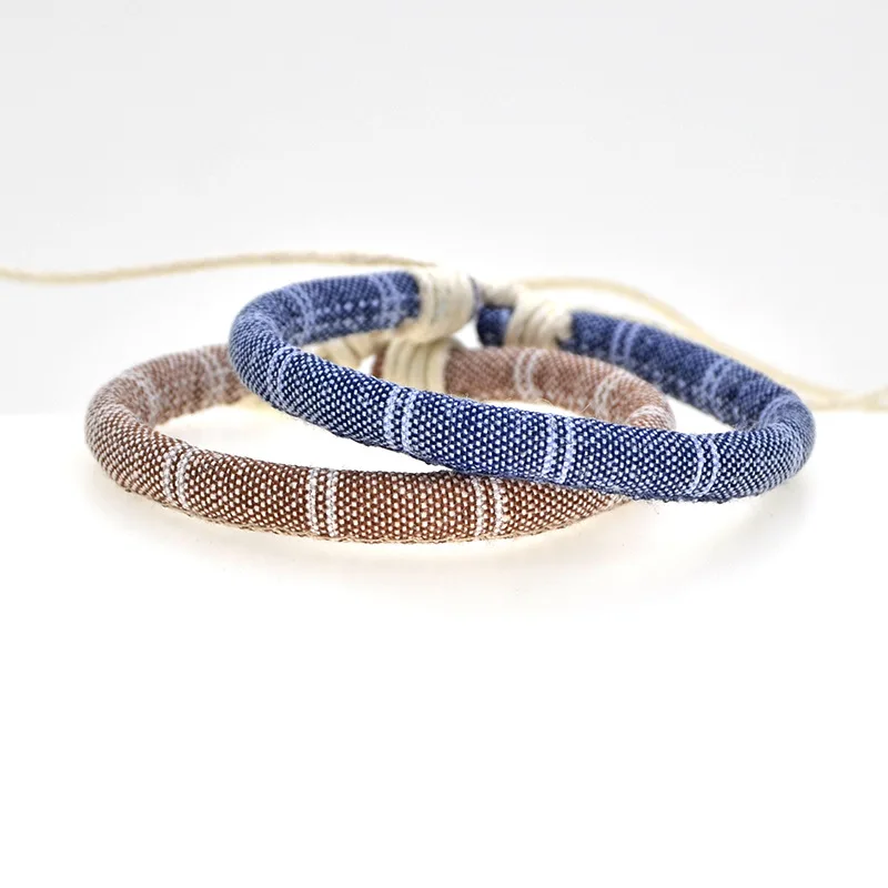 Boho rope Браслеты богемные браслеты с цветочной вышивкой Прямая поставка модный