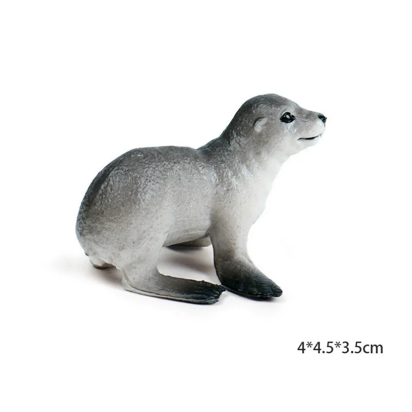 small sea lion Модель осьминога, Акула, парусник, модель осьминога, фигурка морской жизни, образовательная фигура, океан, с животными из ПВХ, игрушка для детей, Детский декор, подарок - Цвет: small sea lion