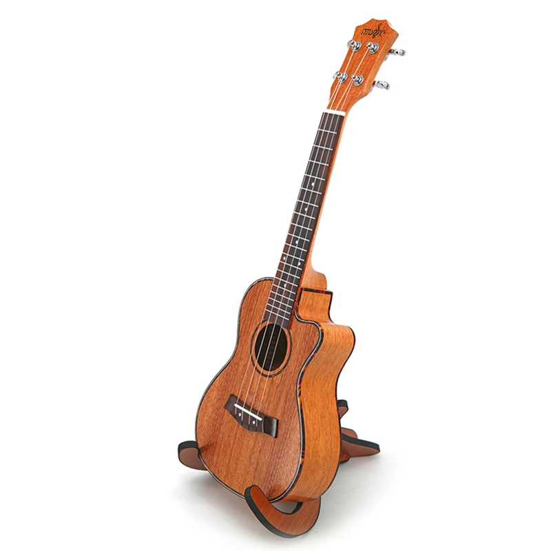 23 inch Ukulele Mahogany 4 String Ukelele Hawai Guitars Music Instrument Electric Guitar with Pickup EQ guitalele