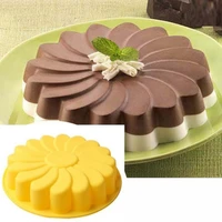 silicone new large flower cake mold chocolate soap candy jelly mold baking pan tasteless non toxic durable no permeate cake mold
