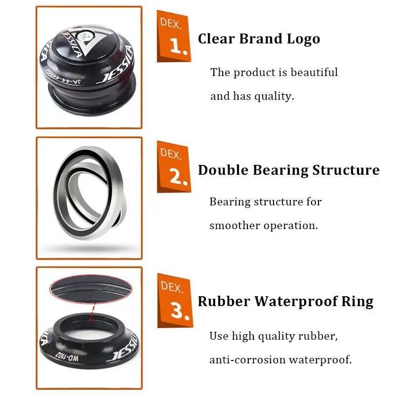 Велосипедная гарнитура 34/44/44 55/44 56 мм алюминиевая дорожная велосипедная