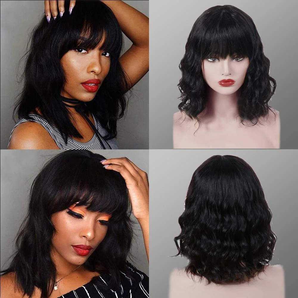 Haever 13x4 волнистые человеческие волосы кружевные передние парики Новые Парики из