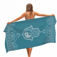 helengili yoga microfiber pool beach towel portable quick fast dry sand outdoor travel swim blanket thin yoga mat