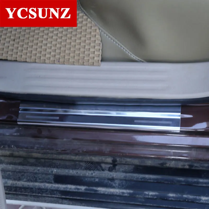 Подходящий порог Nissan Navara Frontier 100% стальные пороги для D40 2006 2013|nissan navara|door thresholddoor sill