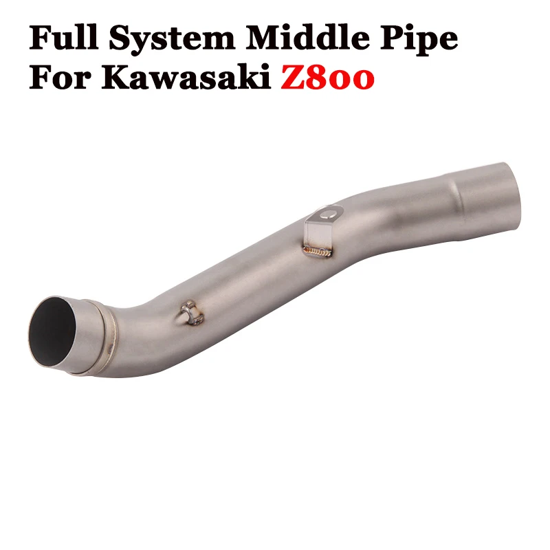 

Slip On выхлопных газов для kAWASAKI Z800 2013-2016 2014 2015 мотоцикл выхлопной Ближний соединение Соединительная труба глушителя