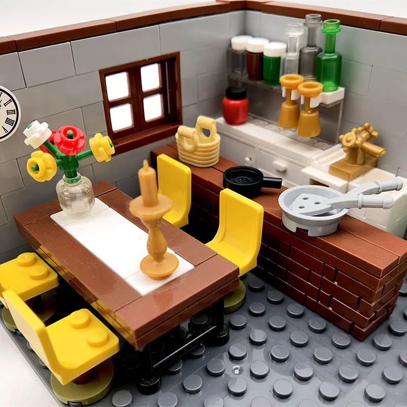 city house building blocks toys for children boy girl diy gifts moc bricks bedroom living room furniture model juguetes bloques free global shipping