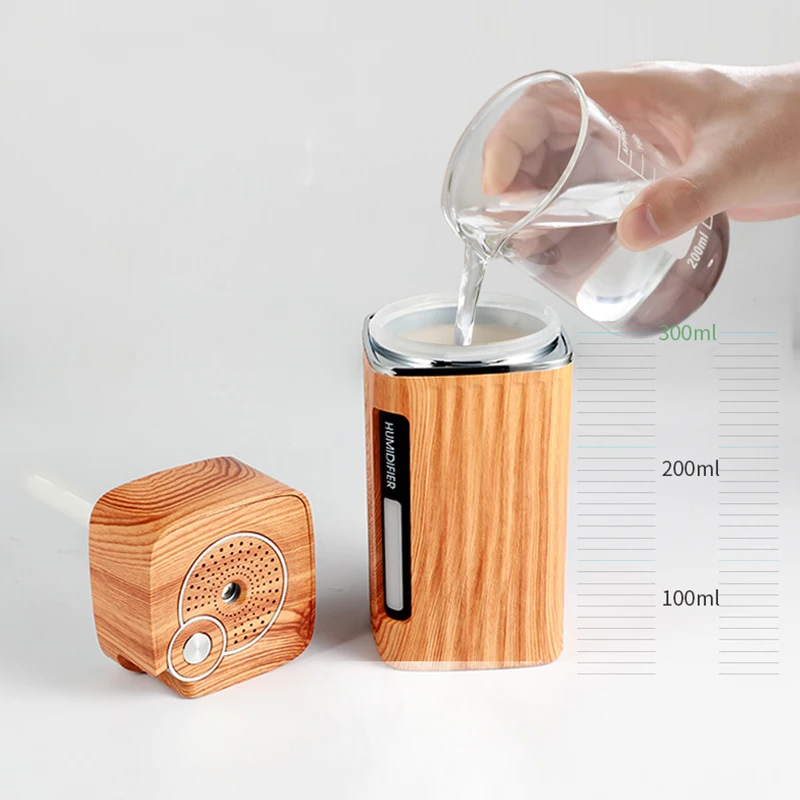 

USB Air Humidifier with Color Night Lamp Aroma Essential Oil Diffuser Fogger Mist Maker for Home Office Car