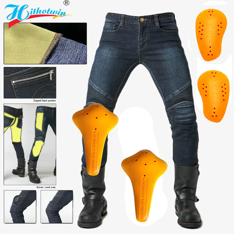 Новинка лета весна осень джинсы для езды одежда мотоцикла плюс бархатные мужские
