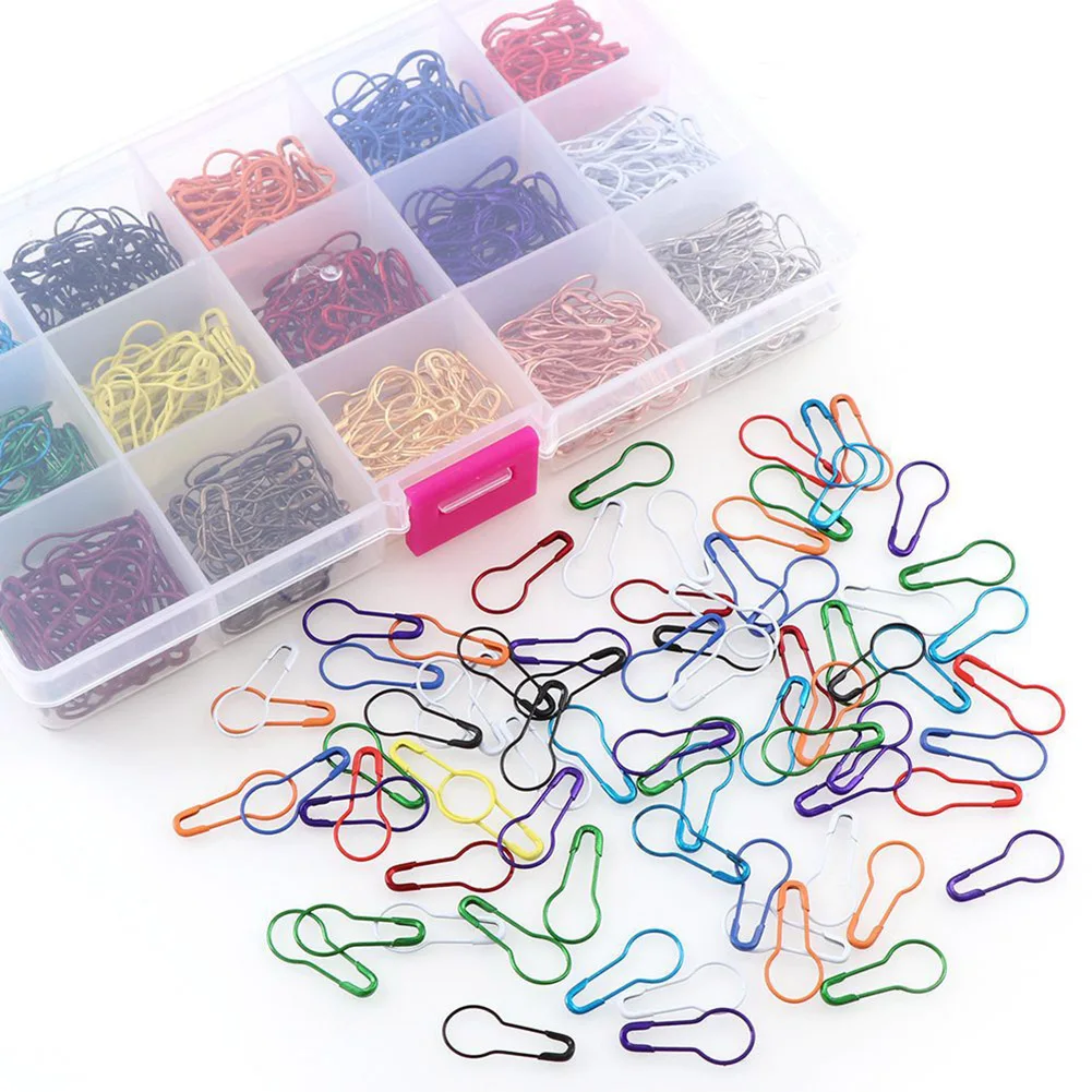 Новые булавки в форме лампочек набор безопасных булавок с чехлом для одежды и