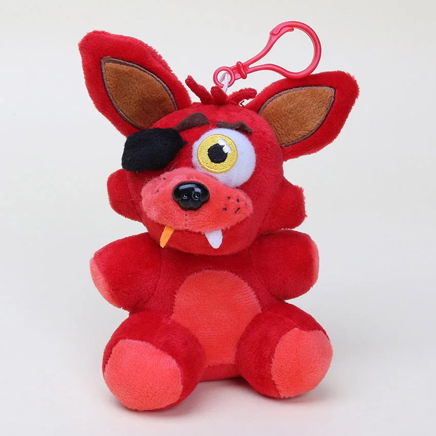 4 14 см FNAF Five Nights At Freddy's Freddy Fazbear медведь лисица Chica fnaf подвесная плюшевая кукла игрушки плюшевые и мягкие брелки Детские игрушки - Цвет: 4