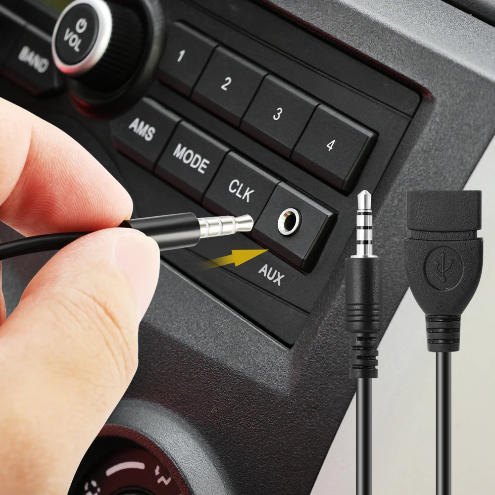 Аудиокабель со штекером 3 5 мм и гнездом USB для Chevrolet Колорадо Cruze Spark Captiva Malibu Trax Aveo