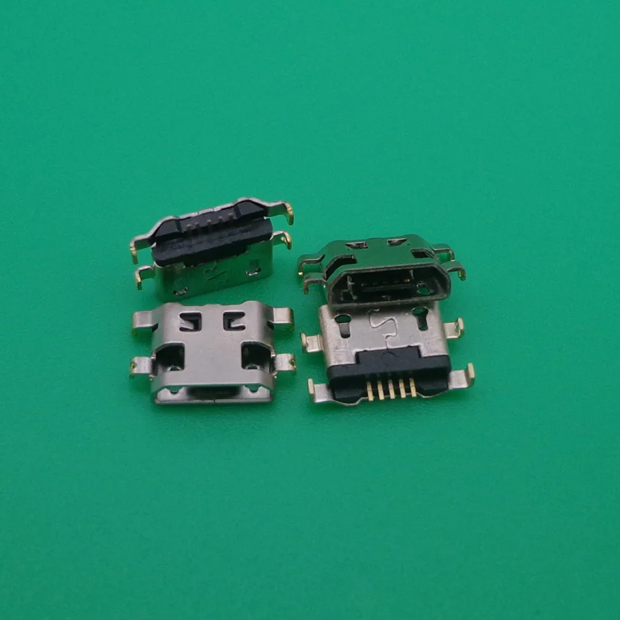 100pcsLot Micro USB Charging Dock Port Connector Socket For LG K4 2017 X230 M160 M150 M151 Repair Parts Replacement