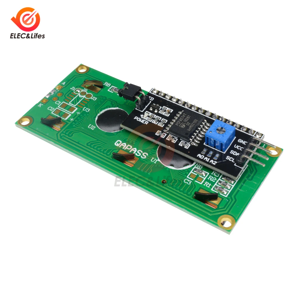 Плата последовательного расширения PCF8574T IIC I2C 3 В/5 В ЖК-дисплей 1602 ЖК-модуль