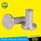 GB109 M2 M3 M4 M5 M6 M8 алюминиевые твердые заклепки AL Knock с плоской головкой