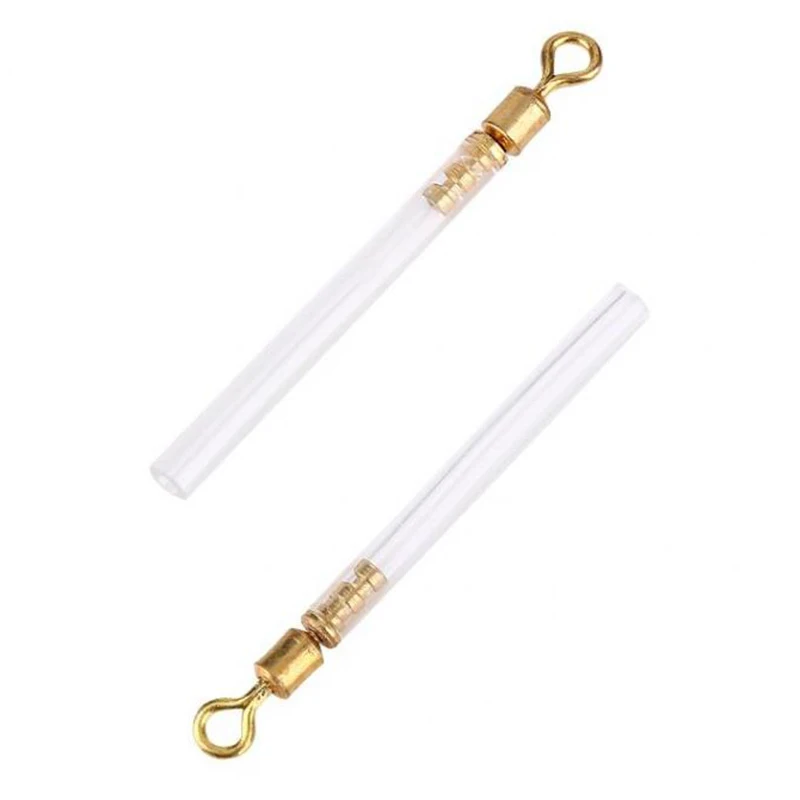 50 шт./лот новинка медная Вращающаяся головка для рыбалки с трубкой ротационный