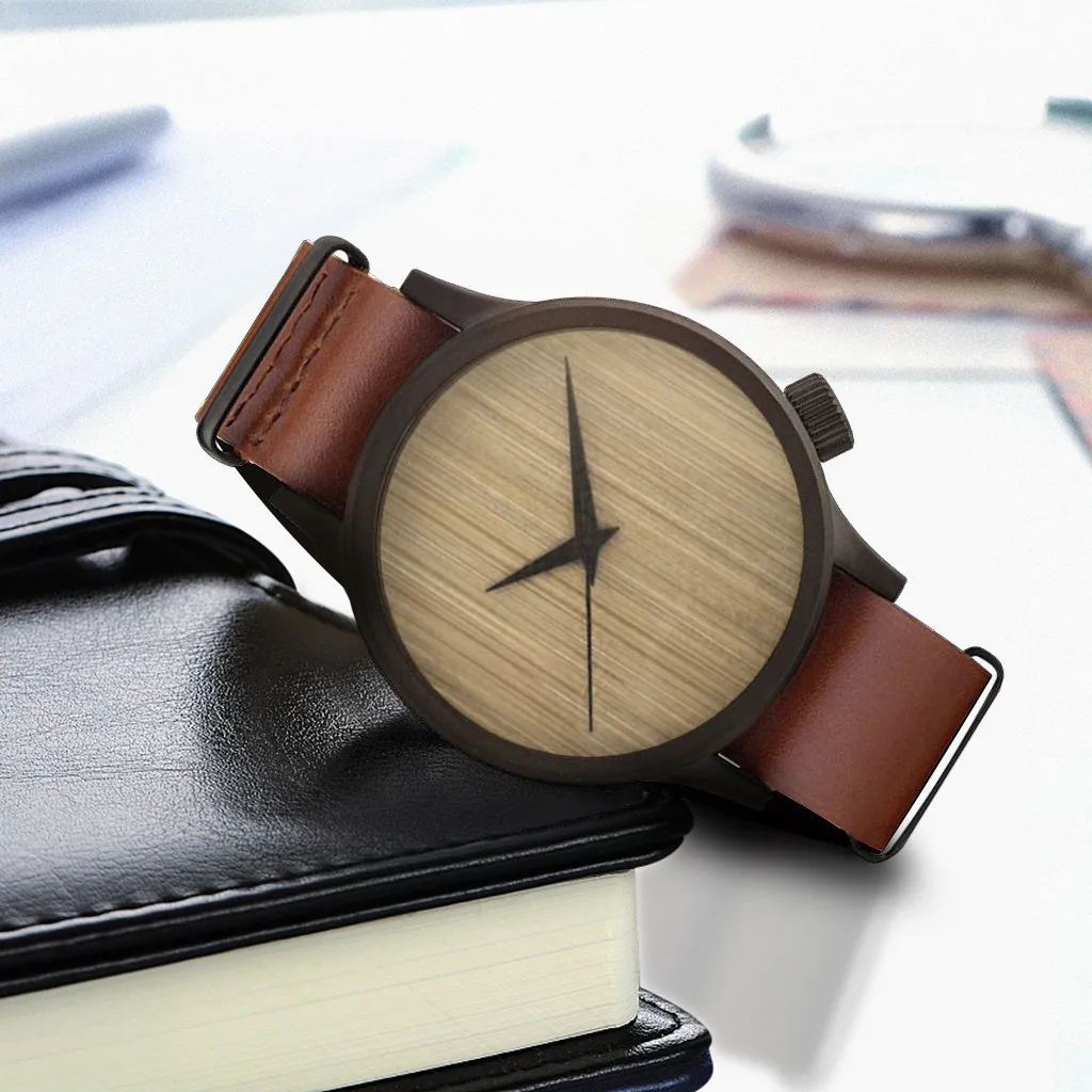 

Casual Top Fashion Wooden Watch Men Women Watch Bamboo Waterproof Watch Stainless Steel Round Dial Brand Clock Relogio Masculino