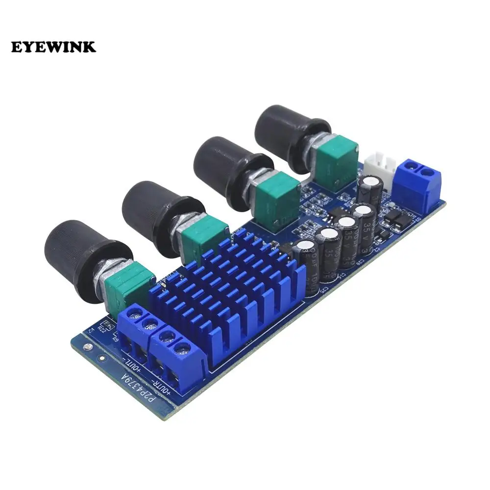 XH-M577 TPA3116D2 аудио высокой мощности тональный Op Amps DC 12-24V двухканальный стерео 2X80W
