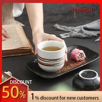 200ml japanese style multi style painted coffee tea drink ceramic cup handy cup creative simple ceramic characteristic drink cup