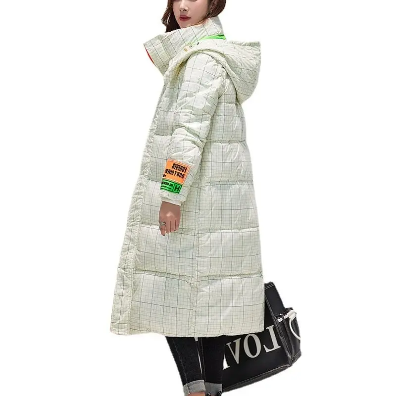 Winter Jackets For Women 2022 New Hit Color Down Padded Jacket Women Korean Fashion Thickening And Long Casual Hooded Jacket