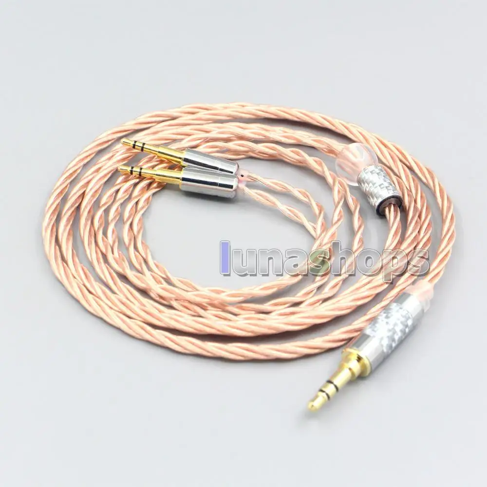 

Silver Plated OCC Shielding Coaxial Earphone Cable For Sennheiser HD477 HD497 HD212 PRO EH250 EH350 Headphone 2.5mm pin LN007172