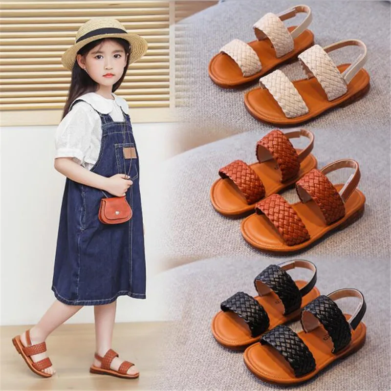 

Girls' sandals summer fashion leisure little girl princess shoes new children's shoes soft soled non slip infant walking shoes