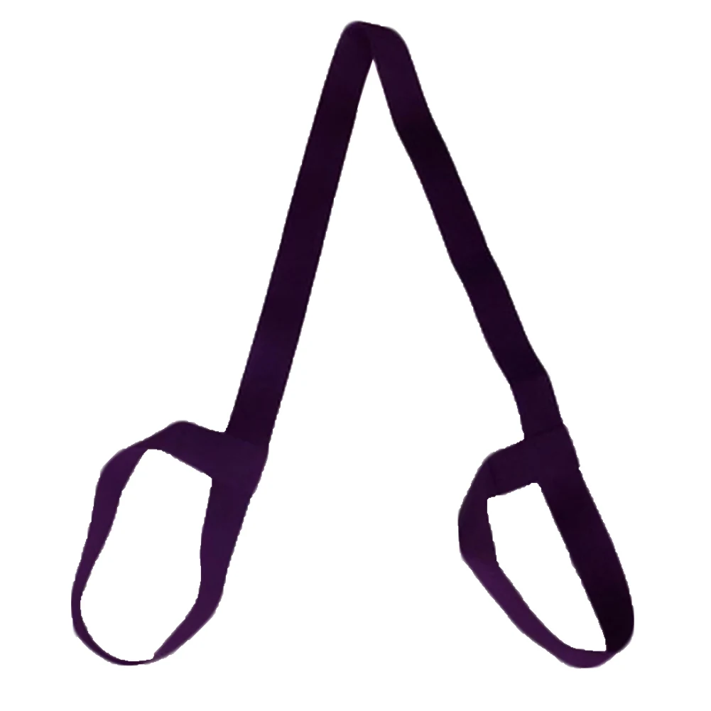 

Solid Color Adjustable Exercise Stretch Fitness Yoga Mat Holder Sling Carrier Shoulder Carry Strap Carrier Tie Elastic Yoga Belt