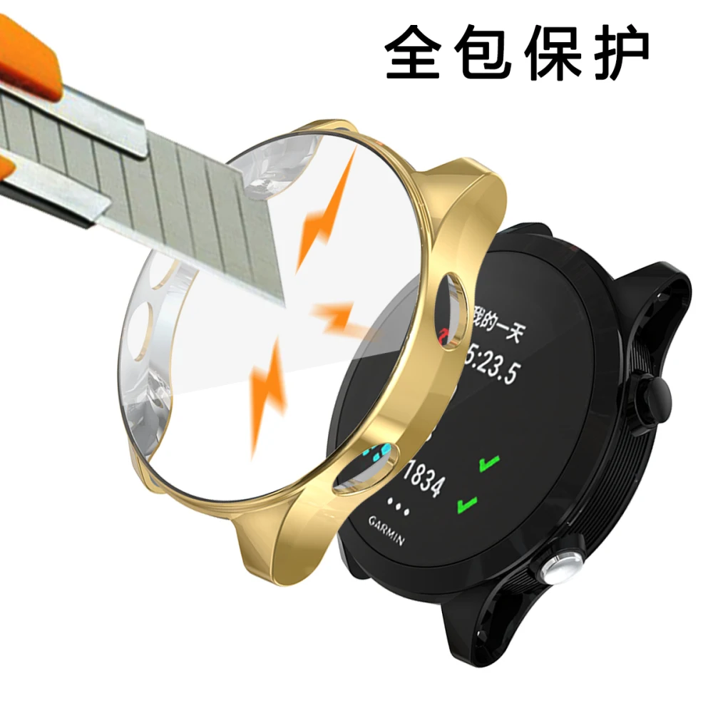 Защитный чехол для экрана Garmin Forerunner 935 945, мягкий ТПУ, ультратонкий HD прозрачный чехол, умные часы, противоударный корпус