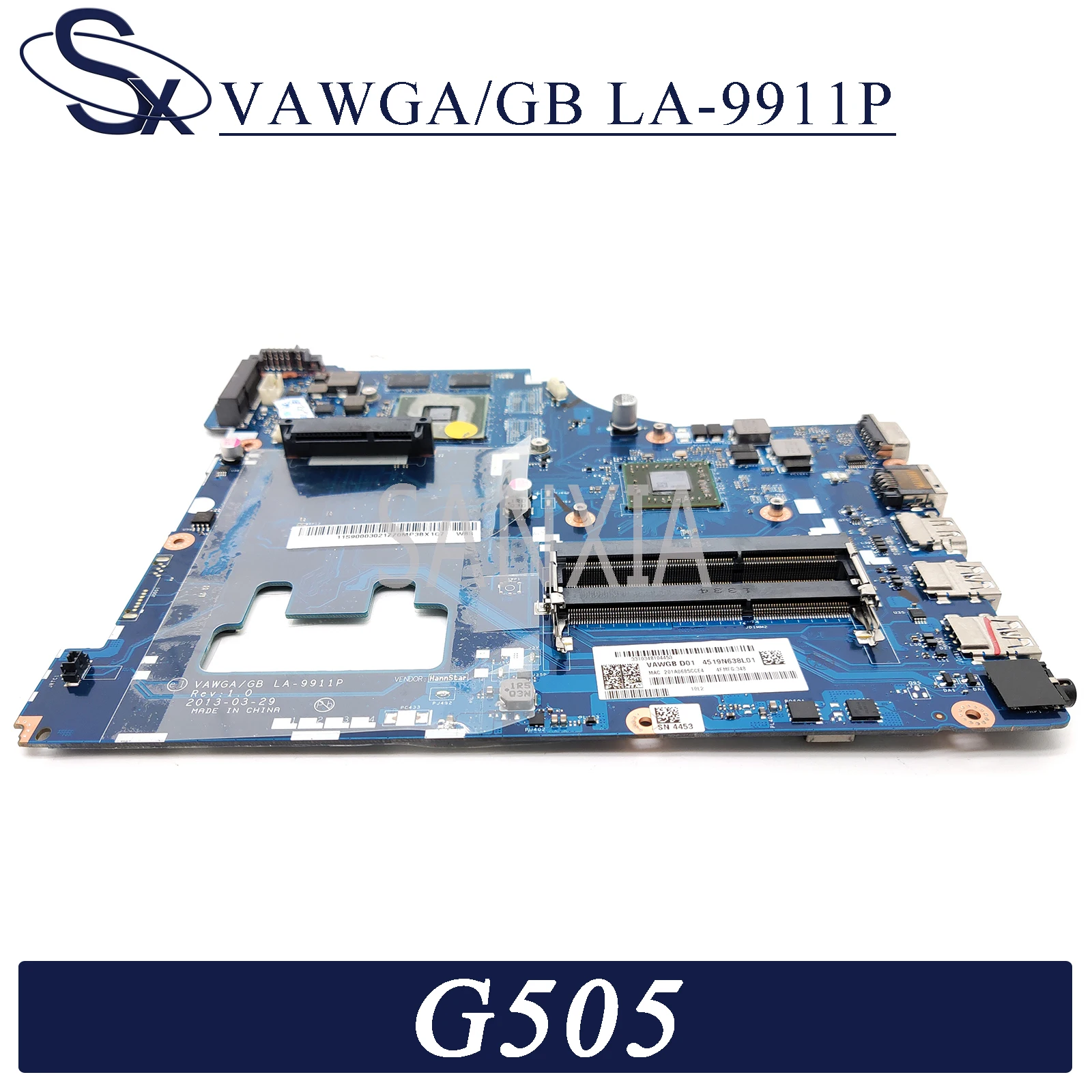 KEFU VAWGA/GB LA-9911P     Lenovo G505    AMD A4-5000 HD8570M/R5-M230