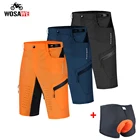 WOSAWE летние мотоциклетные Шорты Мужские дышащие свободные велосипедные шорты для горного велосипеда штаны для бега велосипедные штаны для верховой езды