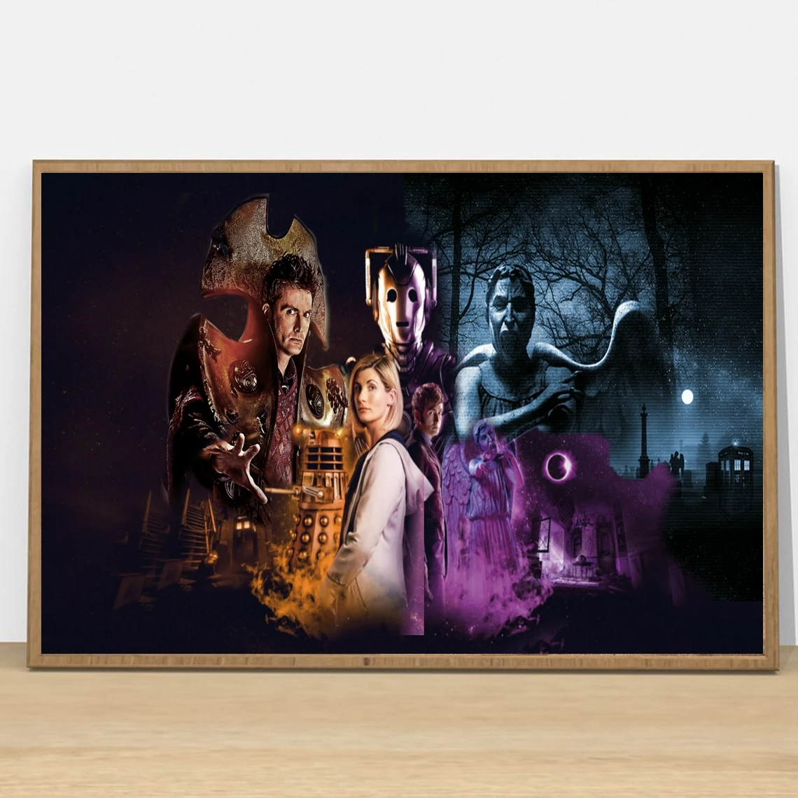 

Постер Доктор Кто: Edge of Reality Video Game, британская научная фантастика, ТВ-серия, холст, печать, украшение для дома, живопись (без рамки)