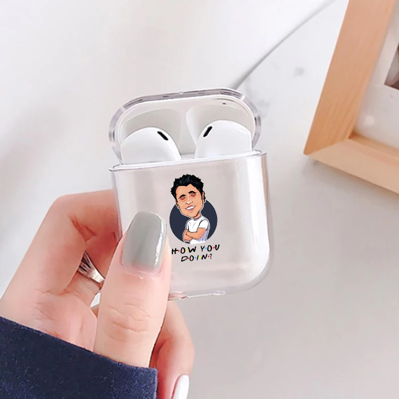 ТВ Друзья Девушки для Apple Air pods зарядная коробка Смешные серии мягкий прозрачный