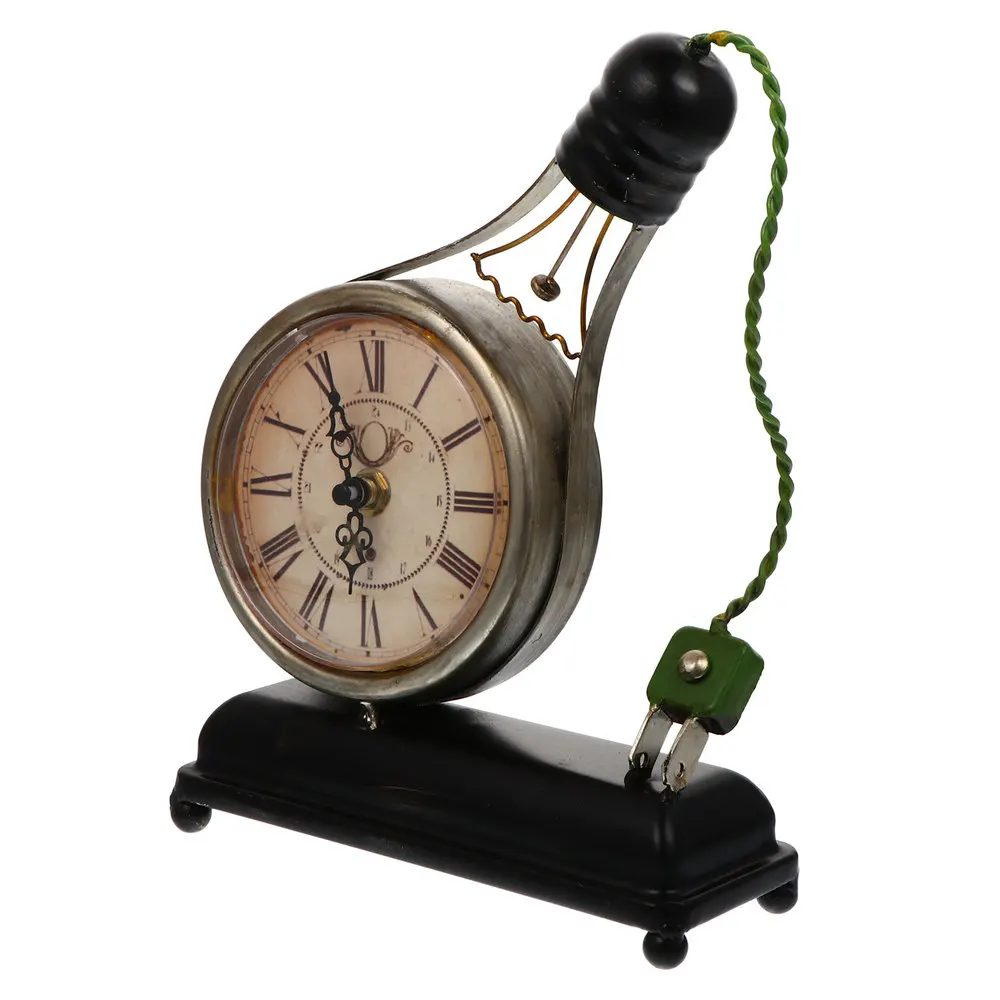 

Retro Clock Adornment Decorative Home Ornament Classic Clock Decoration
