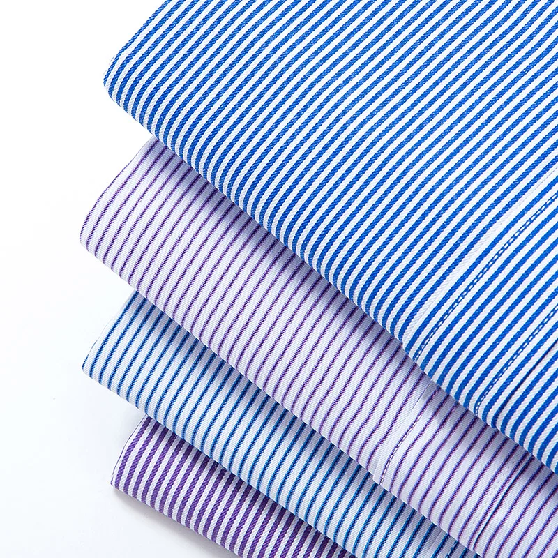 Нежелезная Мужская рубашка в полоску с длинным рукавом и стоячим воротником