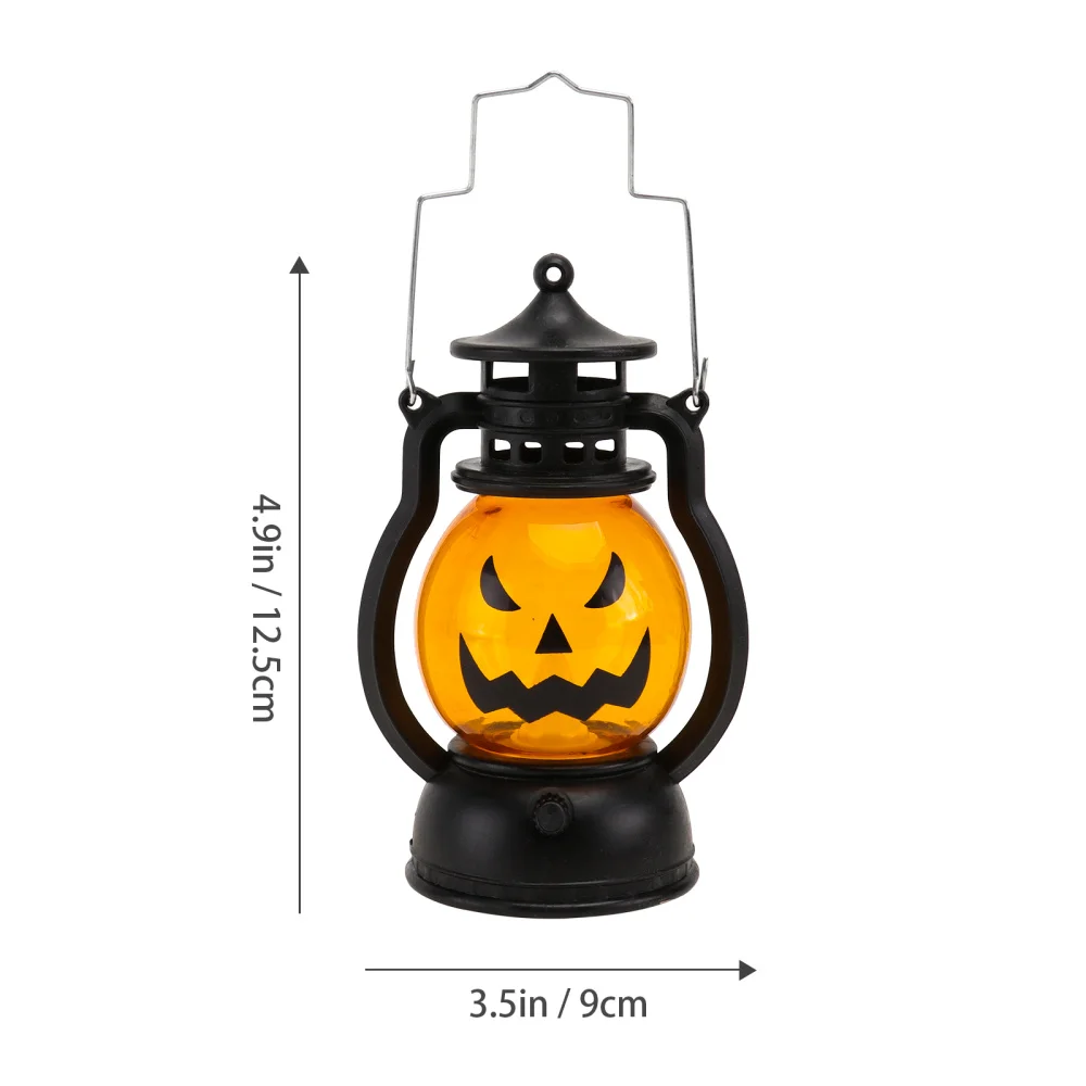 

3Pcs Lamps Creative Pumpkin Lights Delicate Lights (Black)