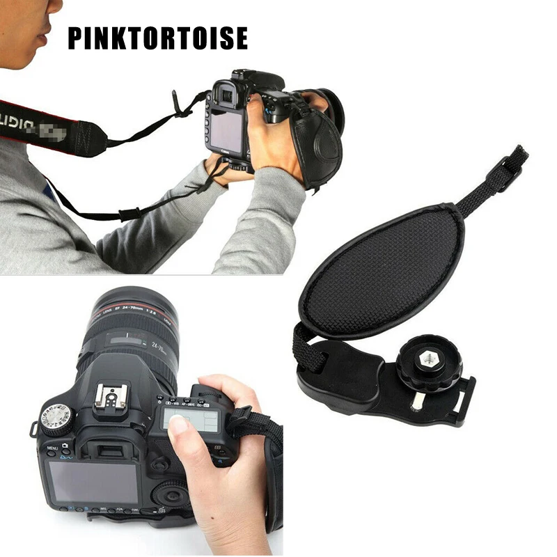 

PINKTORTOISE Hand Grip DSLR Camera Wrist Straps Anti-Slip PU Leather Camera Straps