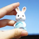 Детская имитация леса, семья животных, масштаб 1:12, мебель для кукольного домика, миниатюрный кролик, кленовый Кот, коала, набор для ролевых игр для девочек