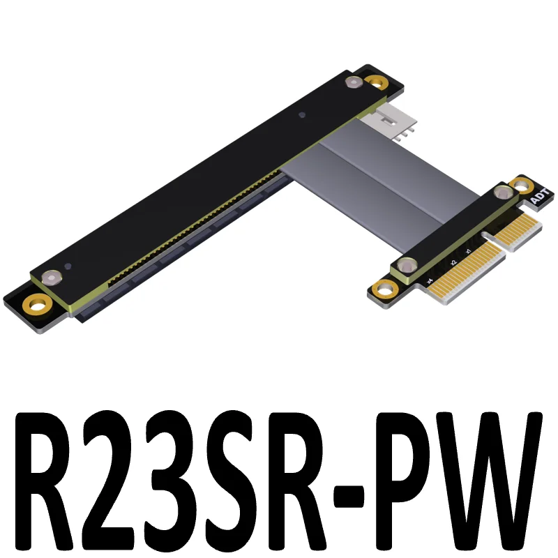 

PCIe 4x to PCI e 16x Extension Riser cable PCI-E GEN3.0 PCI-Express 4x 16x Extender Right Angle cable 10cm 15cm 20cm 30cm 50cm