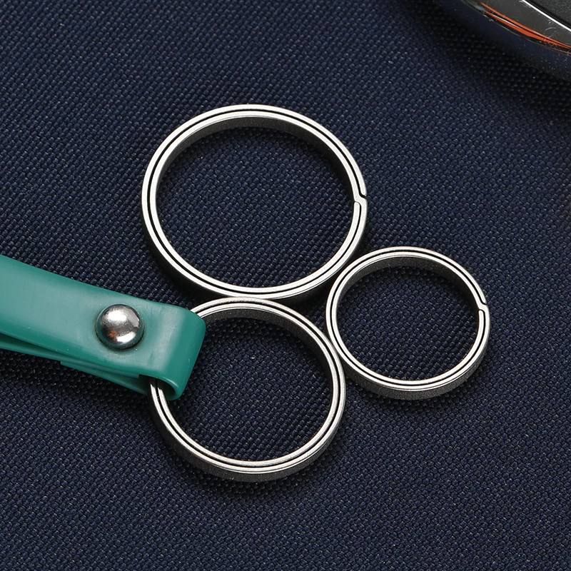 Титановый специальный быстросъемный круглый брелок TC4 с защитой от потери зажим