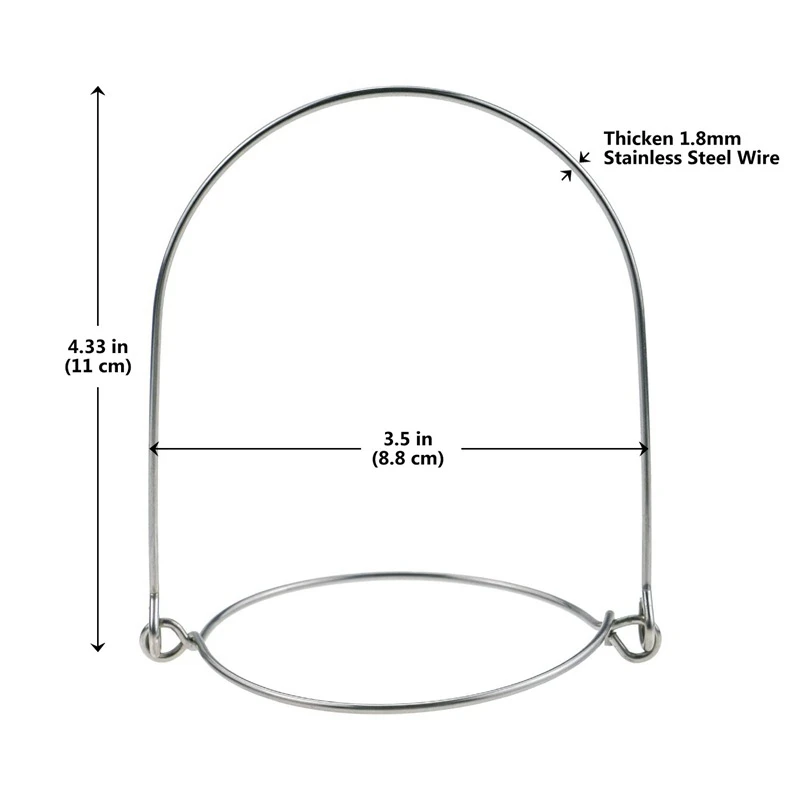 Hangers Hanging Mason Jars Quart Jar Handle for Regular Mouth Wire Lid | Дом и сад