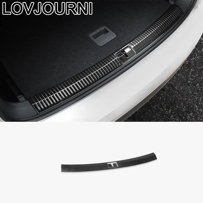 Задняя панель багажника ножная педаль внешний Хромированный Авто декоративный