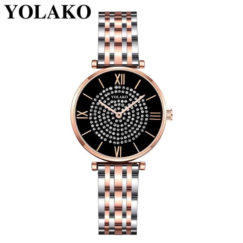 Роскошные женские часы с бриллиантами модные звездного неба повседневные