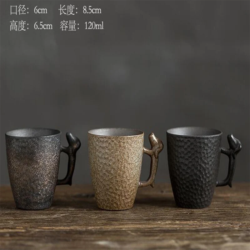 Античная керамическая посуда в стиле ретро железная глазурованная креативная