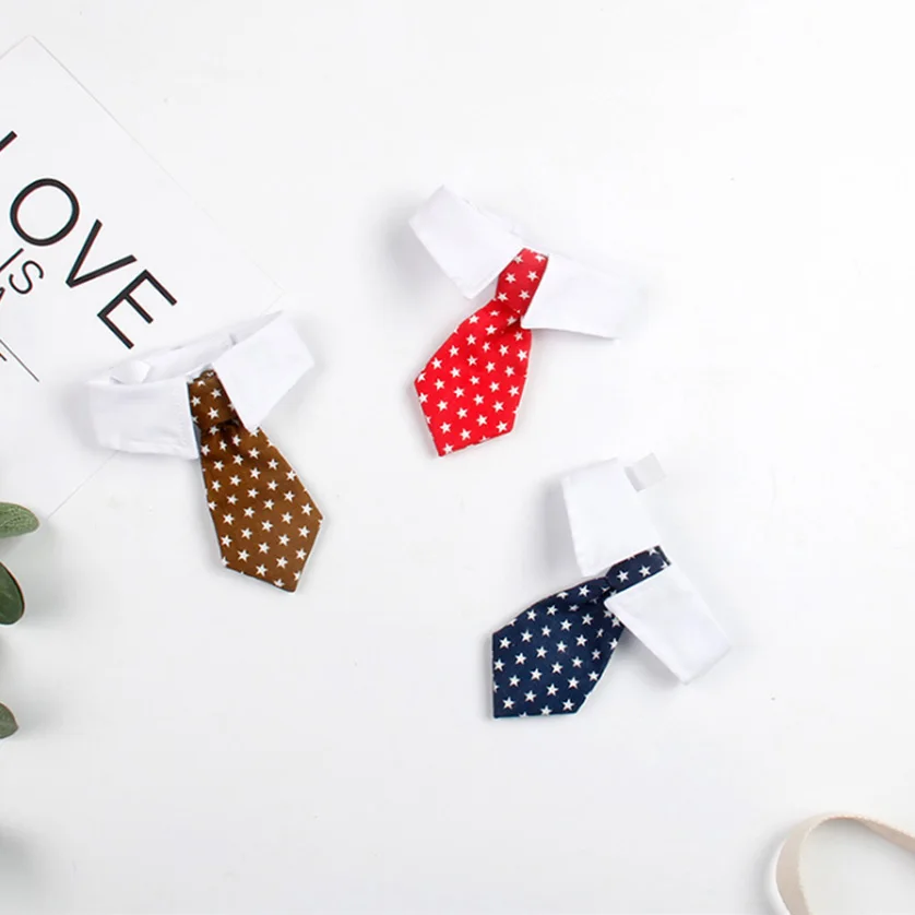 Галстук для собак уход за собакой полосатый шейный галстук ошейник домашних